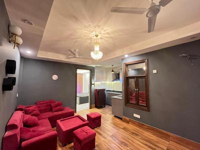 Bedroom Image of 1280 Sq.ft 2 BHK Builder Floor for rent in DDA Freedom Fighters Enclave, Said-Ul-Ajaib New Delhi for Rs. 35000