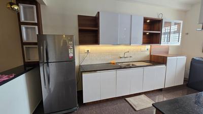 Kitchen Image of 2084 Sq.ft 3 BHK Apartment / Flat for rent in Good Florican Hill, Malaparamba Kozhikode for Rs. 50000