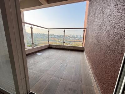 Balcony Image of 826 Sq.ft 2 BHK Apartment / Flat for rent in ARV New Town, Pisoli Pune for Rs. 17000