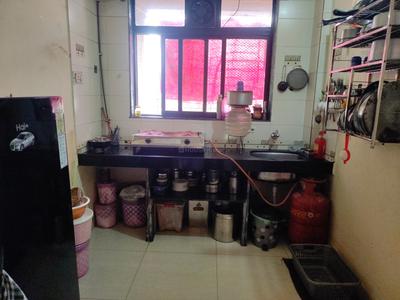 Kitchen Image of 650 Sq.ft 1 BHK Apartment / Flat for sale in Kharghar Navi Mumbai for Rs. 6000000