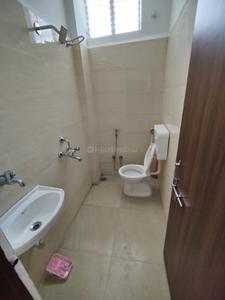 Bathroom Image of 500 Sq.ft 1 RK Builder Floor for rent in Mahalakshmi Nagar Indore for Rs. 10000