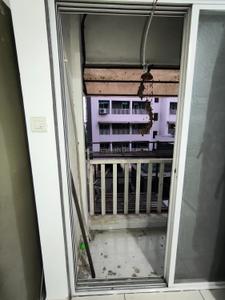 Balcony Image of 1200 Sq.ft 3 BHK Apartment / Flat for rent in Seven 9 Sky, Chhani Vadodara for Rs. 17000