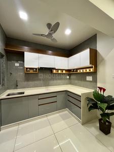 Kitchen Image of 1400 Sq.ft 3 BHK Apartment / Flat for sale in Flora Iris, Ghuma Ahmedabad for Rs. 9000000