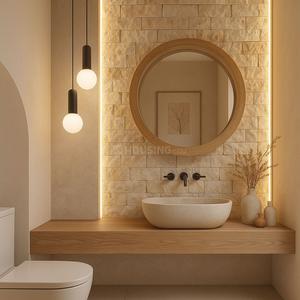 Bathroom Image of 993 Sq.ft 3 BHK Apartment / Flat for sale in Bhoomi Simana Building 2, Parel Mumbai for Rs. 55000000