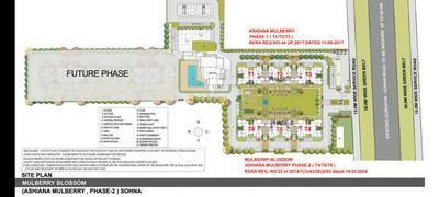 Image of 1400 Sq.ft 3 BHK Apartment / Flat for sale in Ashiana Mulberry, Sector 2, Sohna for Rs. 15200000