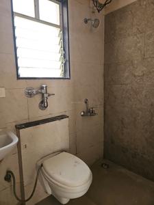 Common Bathroom Image of 802 Sq.ft 2 BHK Apartment / Flat for sale in Nyati Elan, Wagholi Pune for Rs. 5650000