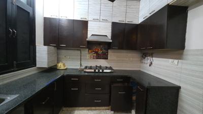 Kitchen Image of 1350 Sq.ft 3 BHK Builder Floor for rent in Pitampura New Delhi for Rs. 66000