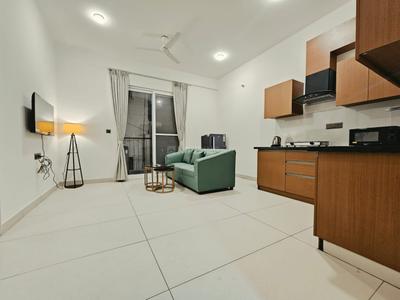 Kitchen Image of 700 Sq.ft 1 BHK Apartment / Flat for rent in Indira Nagar Bengaluru for Rs. 44500