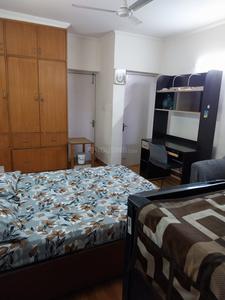 Bedroom Image of 600 Sq.ft 1 RK Independent House for rent in Chittaranjan Park New Delhi for Rs. 25000