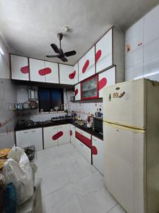 Kitchen Image of 525 Sq.ft 1 BHK Apartment / Flat for rent in Kandivali East Mumbai for Rs. 29000
