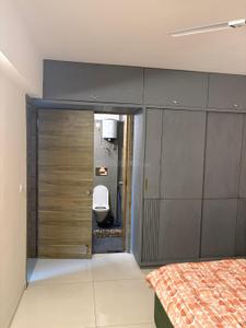Bedroom Image of 1300 Sq.ft 3 BHK Apartment / Flat for rent in Shivalik Green View, Shantigram Ahmedabad for Rs. 80000