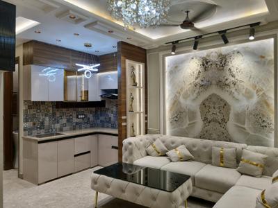 Living Room Image of 812 Sq.ft 3 BHK Apartment / Flat for sale in Dwarka Mor New Delhi for Rs. 5350000