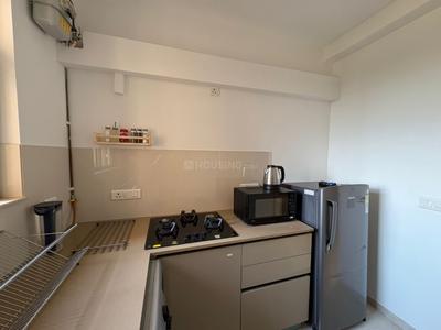 Kitchen Image of 550 Sq.ft 1 BHK Apartment / Flat for rent in Hiranandani Estate Thane for Rs. 45000