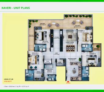 Image of 3150 Sq.ft 4 BHK Apartment / Flat for sale in Windlass River Valley Kaveri Phase, Kuwan Wala, Dehradun for Rs. 26100000
