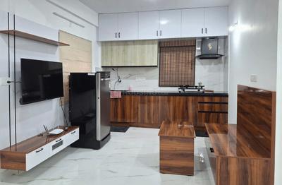 Kitchen Image of 400 Sq.ft 1 BHK Apartment / Flat for rent in Yelahanka Bengaluru for Rs. 22000