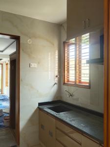 Kitchen Image of 1250 Sq.ft 3 BHK Builder Floor for rent in Vidyaranyapura Bengaluru for Rs. 32000