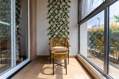 Balcony Image of 2000 Sq.ft 3 BHK Apartment / Flat for rent in Vajram Esteva, Bellandur Bengaluru for Rs. 130000