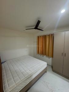 Bedroom Image of 950 Sq.ft 1 BHK Apartment / Flat for rent in Mahalakshmi Nagar Indore for Rs. 17000
