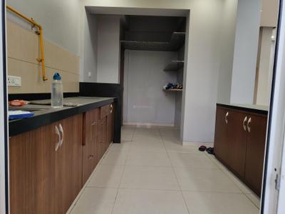 Kitchen Image of 2510 Sq.ft 3.5 BHK Apartment / Flat for rent in Shantigram Ahmedabad for Rs. 59000
