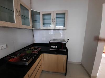 Kitchen Image of 650 Sq.ft 1 BHK Apartment / Flat for rent in Godrej Infinity, Mundhwa Pune for Rs. 30000