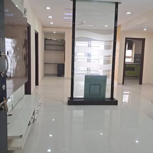 Hall Image of 1516 Sq.ft 3 BHK Apartment / Flat for rent in Cybercity Rainbow Vistas Rock Garden, Borabanda Hyderabad for Rs. 55000