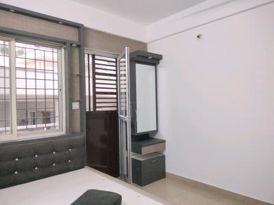 Bedroom Image of 930 Sq.ft 3 BHK Apartment / Flat for rent in Aswani Aaeesha, Rayasandra Bengaluru for Rs. 22000