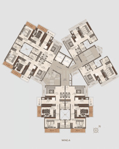Image of 1020 Sq.ft 2 BHK Apartment / Flat for sale in 127 Raj Homes A Wing, Mira Road East, Mira Bhayandar for Rs. 10700000
