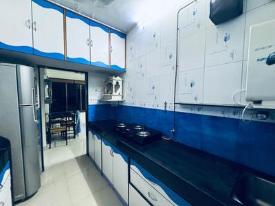 Kitchen Image of 1000 Sq.ft 2 BHK Apartment / Flat for rent in Rustomjee Azziano, Thane West Thane for Rs. 45000