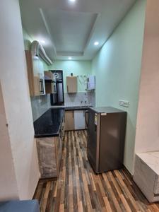 Kitchen Image of 500 Sq.ft 1 BHK Apartment / Flat for rent in Raja Park Jaipur for Rs. 23000