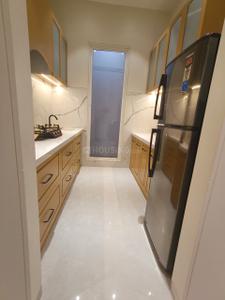 Kitchen Image of 605 Sq.ft 1 BHK Apartment / Flat for sale in Magic Om Heights, Bhayandar West Mira Bhayandar for Rs. 5500000