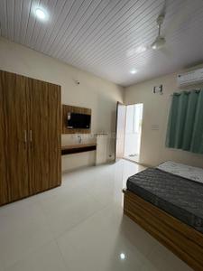 Bedroom Image of 300 Sq.ft 1 RK Apartment / Flat for rent in Vijay Nagar Indore for Rs. 11500