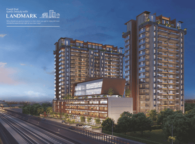 Image of 2412 Sq.ft 3 BHK Apartment / Flat for sale in Kudasan, Gandhinagar for Rs. 12328000