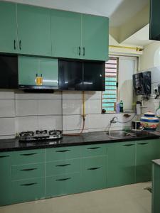 Kitchen Image of 1395 Sq.ft 3 BHK Apartment / Flat for rent in Dev Paradise, Chandkheda Ahmedabad for Rs. 26000