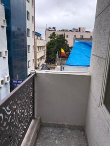 Balcony Image of 750 Sq.ft 2 BHK Builder Floor for rent in Kammanahalli Bengaluru for Rs. 26000