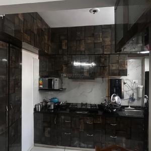 Kitchen Image of 1100 Sq.ft 2 BHK Apartment / Flat for sale in Kavisha Celebrations, Ghuma Ahmedabad for Rs. 6000000