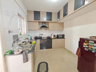 Kitchen Image of 1500 Sq.ft 3 BHK Apartment / Flat for rent in Nagondanahalli Bengaluru for Rs. 40000