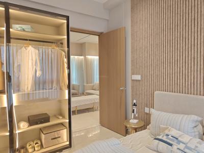 Bedroom Image of 1050 Sq.ft 3 BHK Apartment / Flat for rent in Purva Clermont, Chembur Mumbai for Rs. 140000