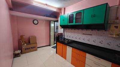 Kitchen Image of 390 Sq.ft 1 RK Apartment / Flat for rent in Santacruz East Mumbai for Rs. 35000