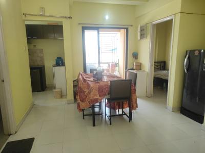 Living Room Image of 1045 Sq.ft 1 BHK Apartment / Flat for rent in Siddha Town, Rajarhat Kolkata for Rs. 23000