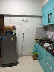Kitchen Image of 411 Sq.ft 1 RK Apartment / Flat for rent in Gera World Of Joy, Upper Kharadi Pune for Rs. 25000