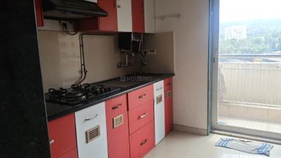 Kitchen Image of 960 Sq.ft 2 BHK Apartment / Flat for rent in Hiranandani Estate Queens Gate, Hiranandani Estate Thane for Rs. 60000