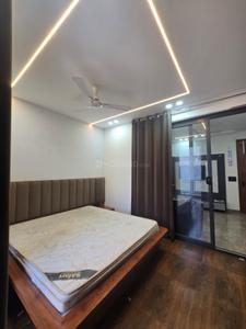 Bedroom Image of 750 Sq.ft 1 BHK Builder Floor for rent in Sector 52A Gurgaon for Rs. 42000