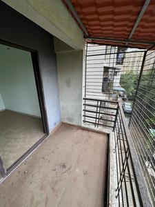 Balcony Image of 550 Sq.ft 1 BHK Apartment / Flat for rent in Sai Satyam Residency Apartments, Kalyan West Kalyan for Rs. 11500