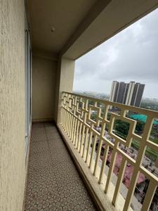Balcony Image of 1233 Sq.ft 2 BHK Apartment / Flat for rent in Paradise Sai World City Phase II, Panvel Navi Mumbai for Rs. 30000