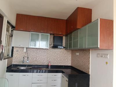 Kitchen Image of 1100 Sq.ft 2 BHK Apartment / Flat for rent in Gagan Micasaa, Wagholi Pune for Rs. 26000