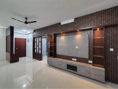 Hall Image of 1700 Sq.ft 3 BHK Apartment / Flat for rent in L And T Olivia At Raintree Boulevard, Sahakara Nagar Bengaluru for Rs. 80000