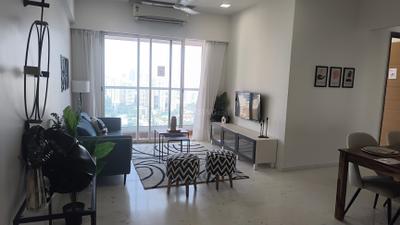 Living Room Image of 1200 Sq.ft 2 BHK Apartment / Flat for sale in Ekta Tripolis, Goregaon West Mumbai for Rs. 27000000