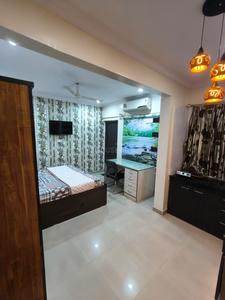 Bedroom Image of 600 Sq.ft 1 RK Apartment / Flat for rent in Goel Ganga Orchard, Mundhwa Pune for Rs. 20000