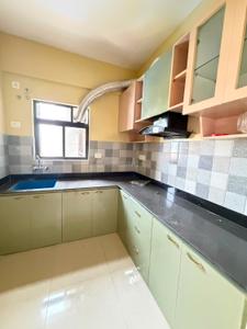 Kitchen Image of 1100 Sq.ft 3 BHK Apartment / Flat for rent in Purti Aroma, Rajarhat Kolkata for Rs. 23000