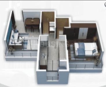 Image of 750 Sq.ft 1 BHK Apartment / Flat for sale in Dombivli East, Thane for Rs. 3700000